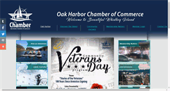 Desktop Screenshot of oakharborchamber.com